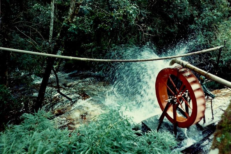 Roda de Água no Rio Braço do Carvalho